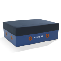 Soft Crash Mat 350x200x70 cm, stretch cover top