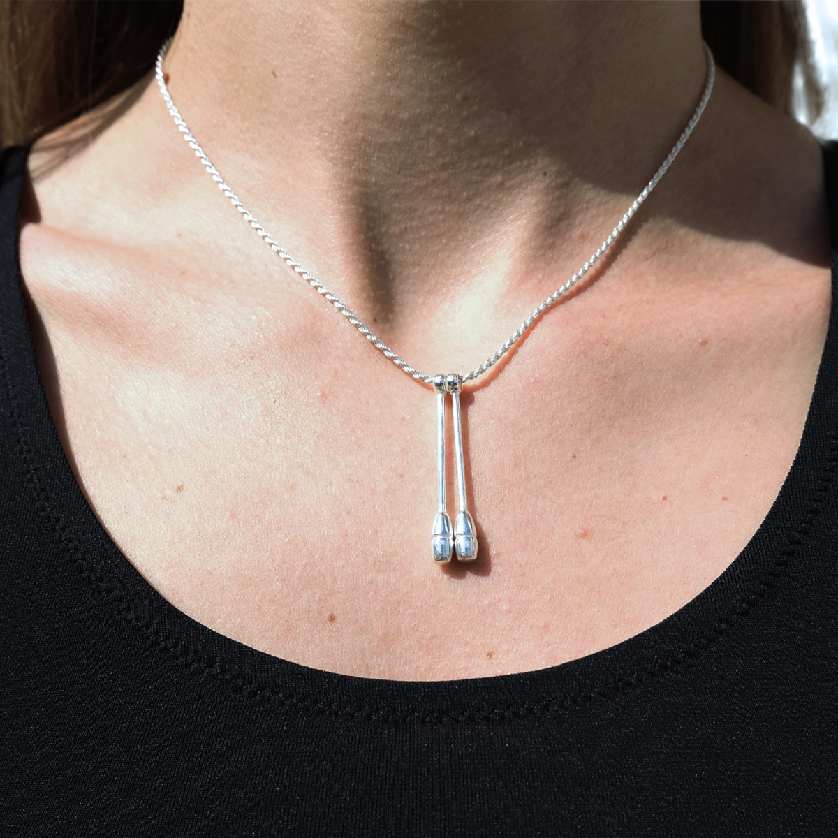 Necklace in silver apples Pastorelli - Image 2