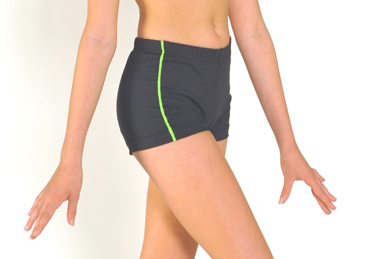 Black/Green Shorts - Image 3